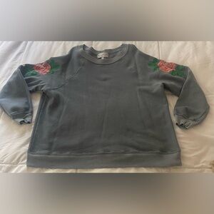 Wildfox Relaxed Fit Sweatshirt | Perfectly Faded | Size Medium Floral Slouchy
